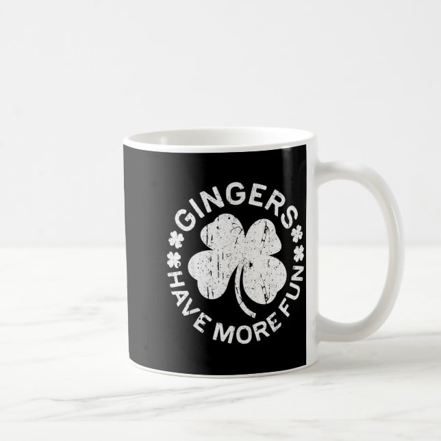 Gingers Have More Fun Shirt Men Women Kids St Patr Kaffeetasse (Rechts)
