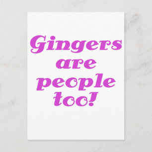 Gingers sind auch Menschen Postkarte