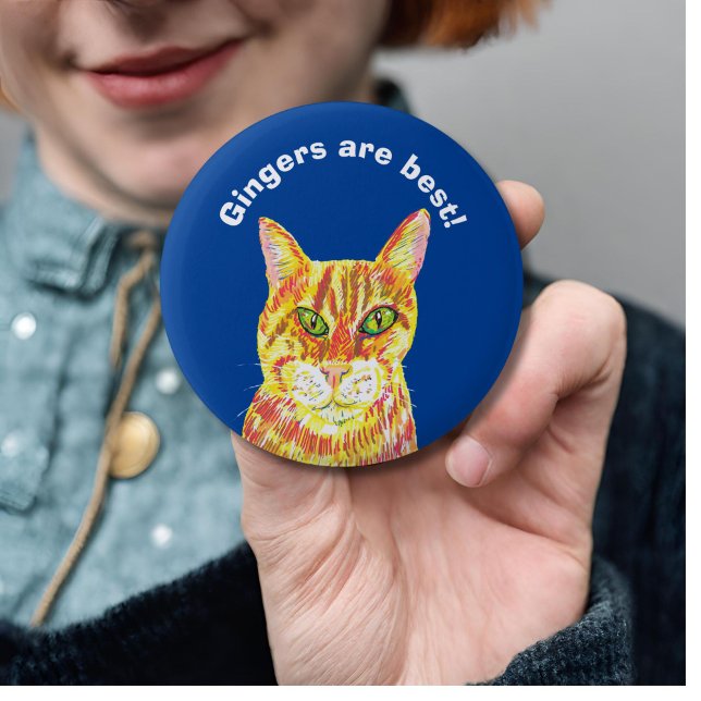Gingers sind die besten Ingwer-Katzenrothabeln Button (Von Creator hochgeladen)