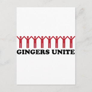 Gingers Unite Postkarte