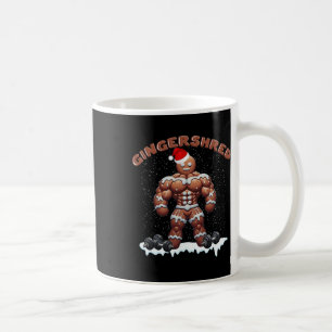 Gingershred Funny Gingerbread Man Gym Bodybuilding Kaffeetasse