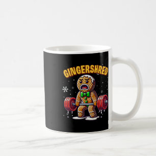 Gingershred Funny Gingerbread Man Gym Bodybuilding Kaffeetasse