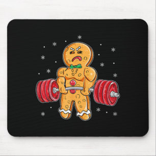 Gingershred Lustiger Weihnachtsmann-Gym-Körperkult Mousepad