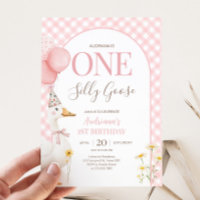 Gingham Albern Goose Birthday Party