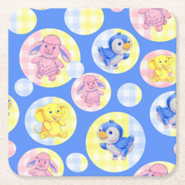 Gingham Animal Untersetzer