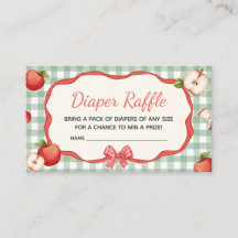 Gingham-Apfel-Baby-Shower-Windel-Raffle