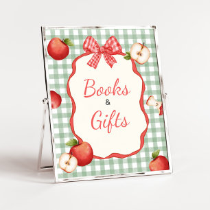 Gingham Apple unser Eye Baby Books and Gifts Sign Poster
