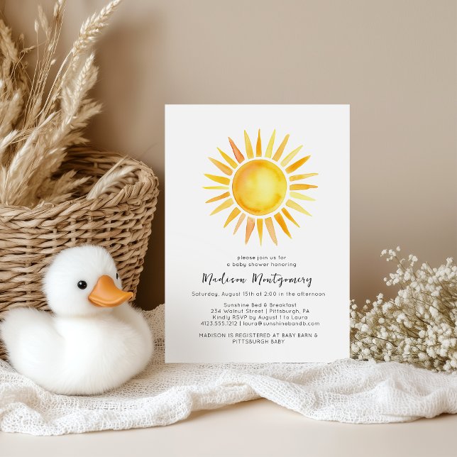 Gingham Baby Shower Einladung (Von Creator hochgeladen)