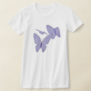 Gingham Butterflies T-Shirt