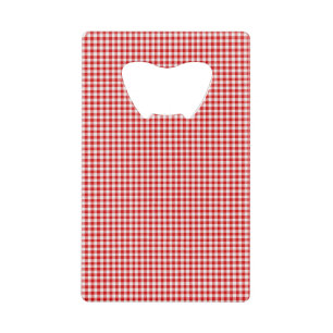 Gingham-CARD BOTTLE OPENER Kreditkartenflaschenöffner