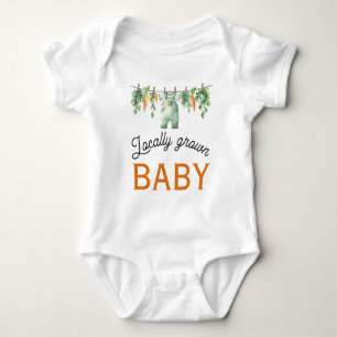 Gingham Clothesline Vor-Ort-Kinderdusche Baby Strampler