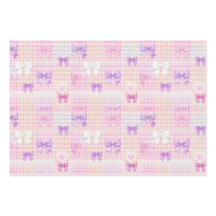 Gingham Coquette Bows Baby Shower Girls Geburtstag