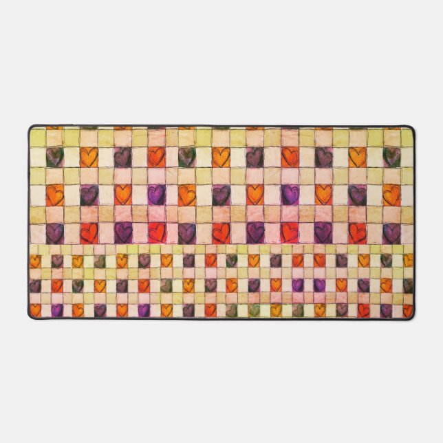 Gingham Desk Mat Schreibtischunterlage (Vorderseite)