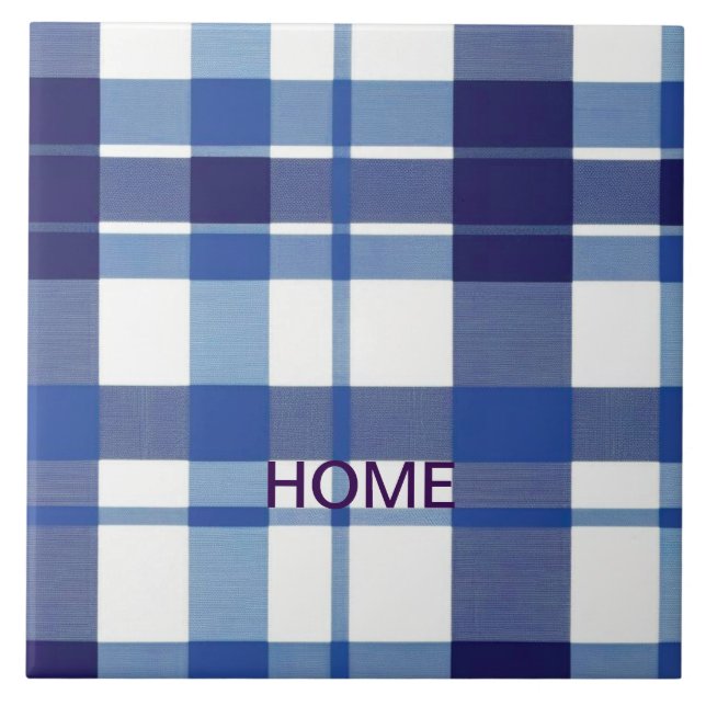 Gingham Fliese (Vorderseite)