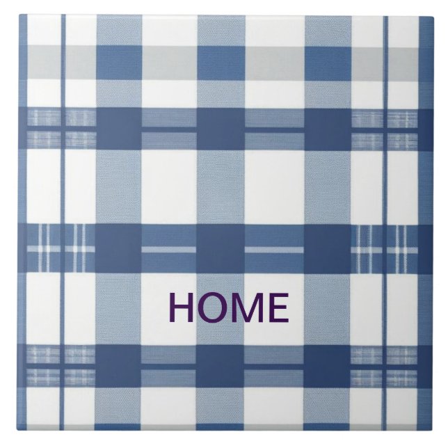 Gingham Fliese (Vorderseite)