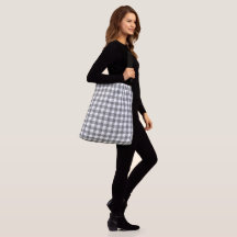 Gingham grau und weiß. Hahnentrittmuster