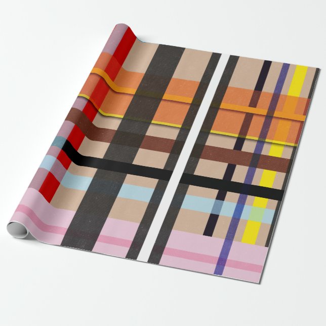 Gingham Happy Dream Geschenkpapier (Ungerollt)