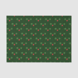 Gingham Holly Berries Seidenpapier