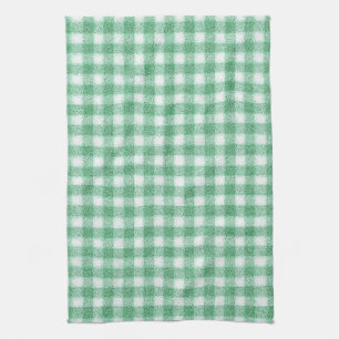 Gingham in Nappalindgrün Geschirrtuch