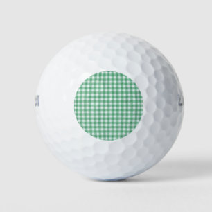 Gingham in Nappalindgrün  Golfball