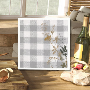 Gingham Kariert Country Farmhouse Serviette