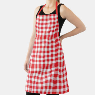 Gingham Kariert Pattern Schürze