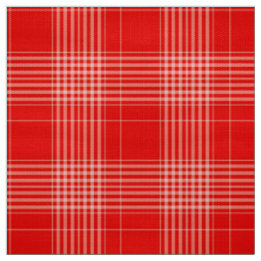 Gingham-Kariert Rot-Weiß-Stoff Stoff