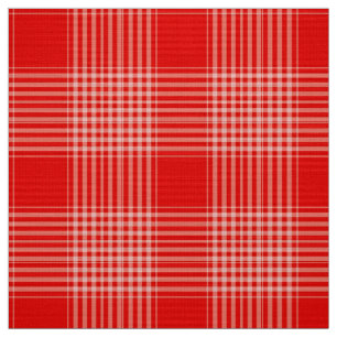 Gingham-Kariert Rot-Weiß-Stoff Stoff