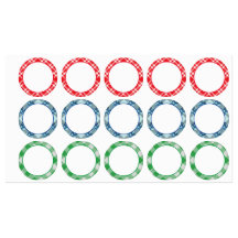 Gingham/Kariertes Muster Wasserdichte Länderkennze