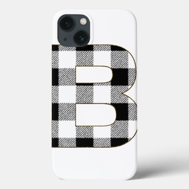 Gingham Karo B Case-Mate iPhone Hülle (Rückseite)