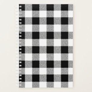 Gingham Karo Black Planer