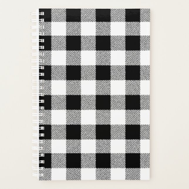 Gingham Karo Black Planer (Vorderseite)