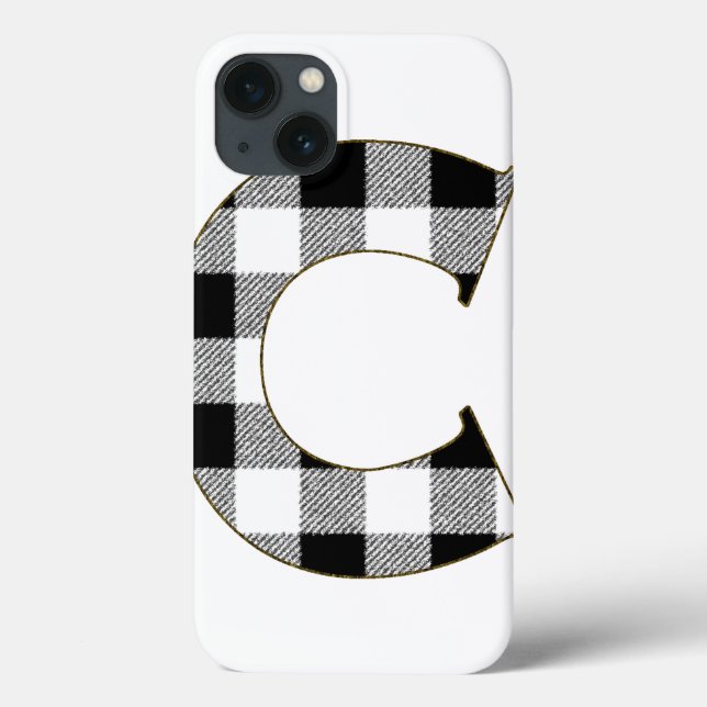Gingham Karo C Case-Mate iPhone Hülle (Rückseite)