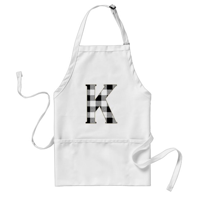 Gingham Karo K Schürze (Vorne)
