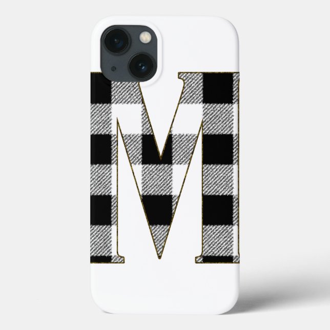 Gingham Karo M Case-Mate iPhone Hülle (Rückseite)