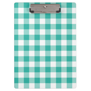 Gingham-Karo-Muster Klemmbrett
