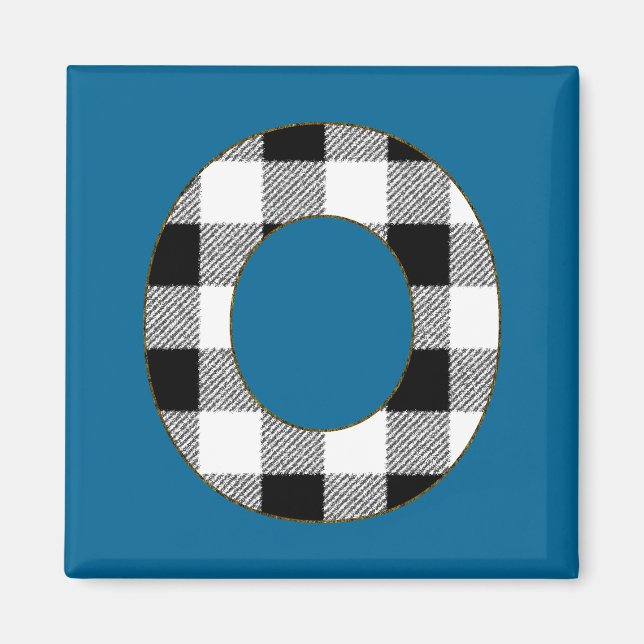 Gingham Karo O Magnet (Vorne)
