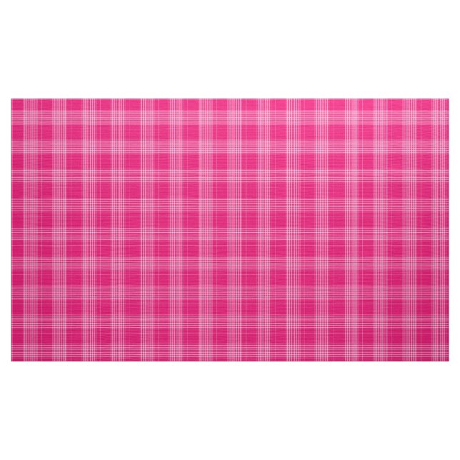 Gingham-Karo rosa-weißer Stoff (Yard (91,4 cm))