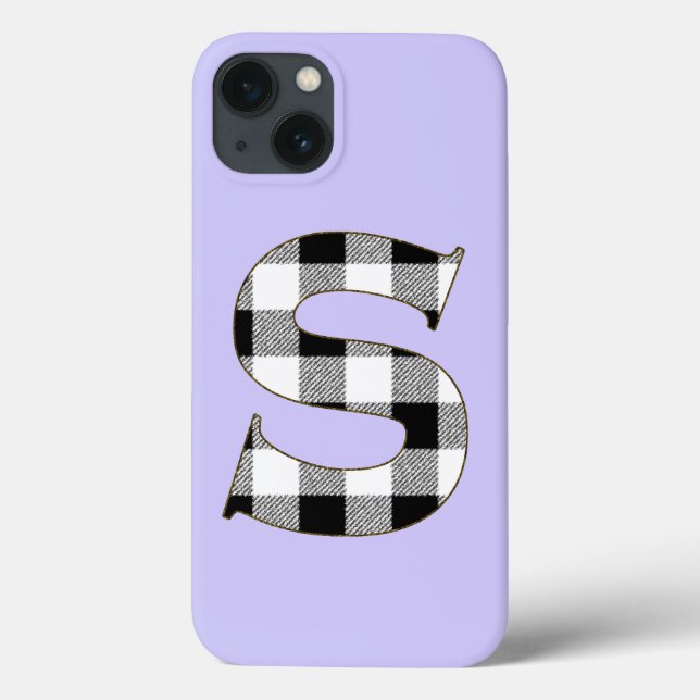 Gingham Karo S Case-Mate iPhone Case (Rückseite)