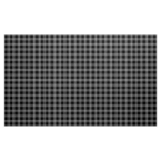 Gingham-Karo Schwarz-Weiß-Stoff Stoff (Yard (91,4 cm))
