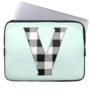 Gingham Karo V Laptopschutzhülle