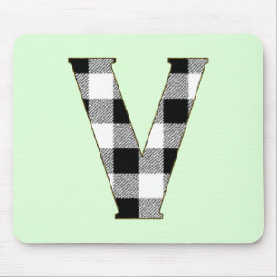 Gingham Karo V Mousepad