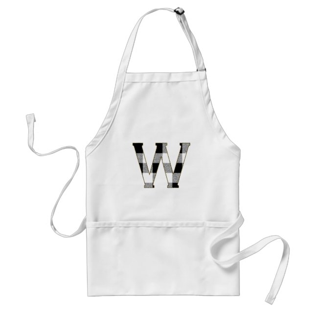 Gingham Karo W Schürze (Vorne)