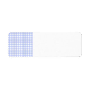 Gingham-Karomuster. Hellblau u. weiß