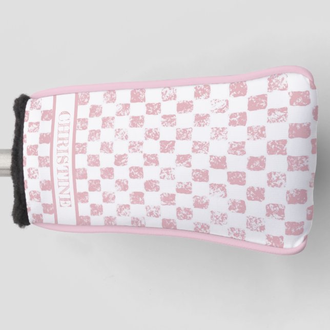 Gingham Ladys Golf Head Cover Golf Headcover (Vorderseite)