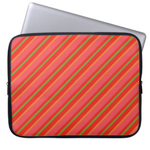 Gingham Laptop Sleeve im Landstil Green Karo