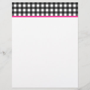 Gingham Letterhead