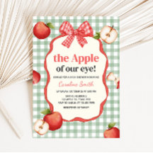 Gingham Liebling unseres Auges Baby Shower