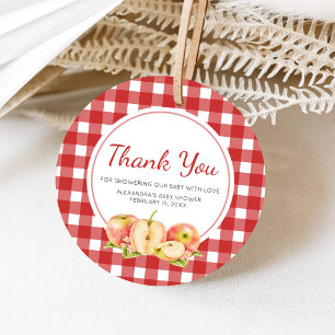 Gingham Liebling unseres Auges Baby Shower Geschenkanhänger