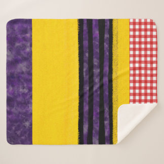 Gingham lila gelb - Rupydetequila 2022  Sherpadecke